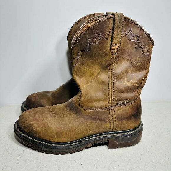 Rocky Original Ride Roper Western Boot Comfort System Men’s 9,5W - Picture 3 of 6